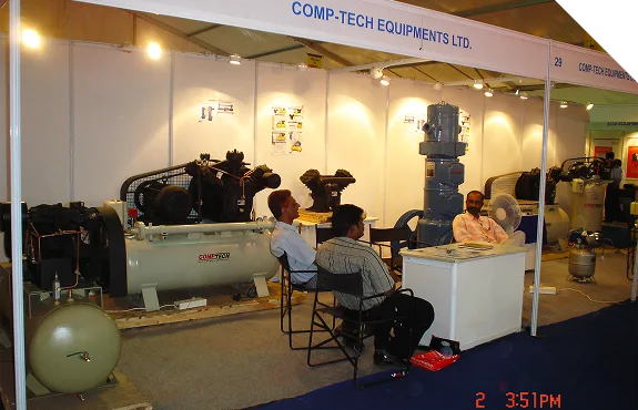 The Comp-Tech Equipments Ltd exhibition stand