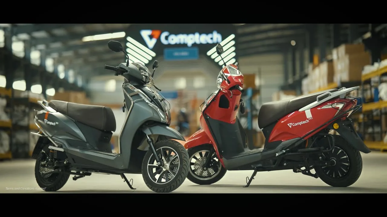 Comptech vehicles ready for dispatch inside the factory